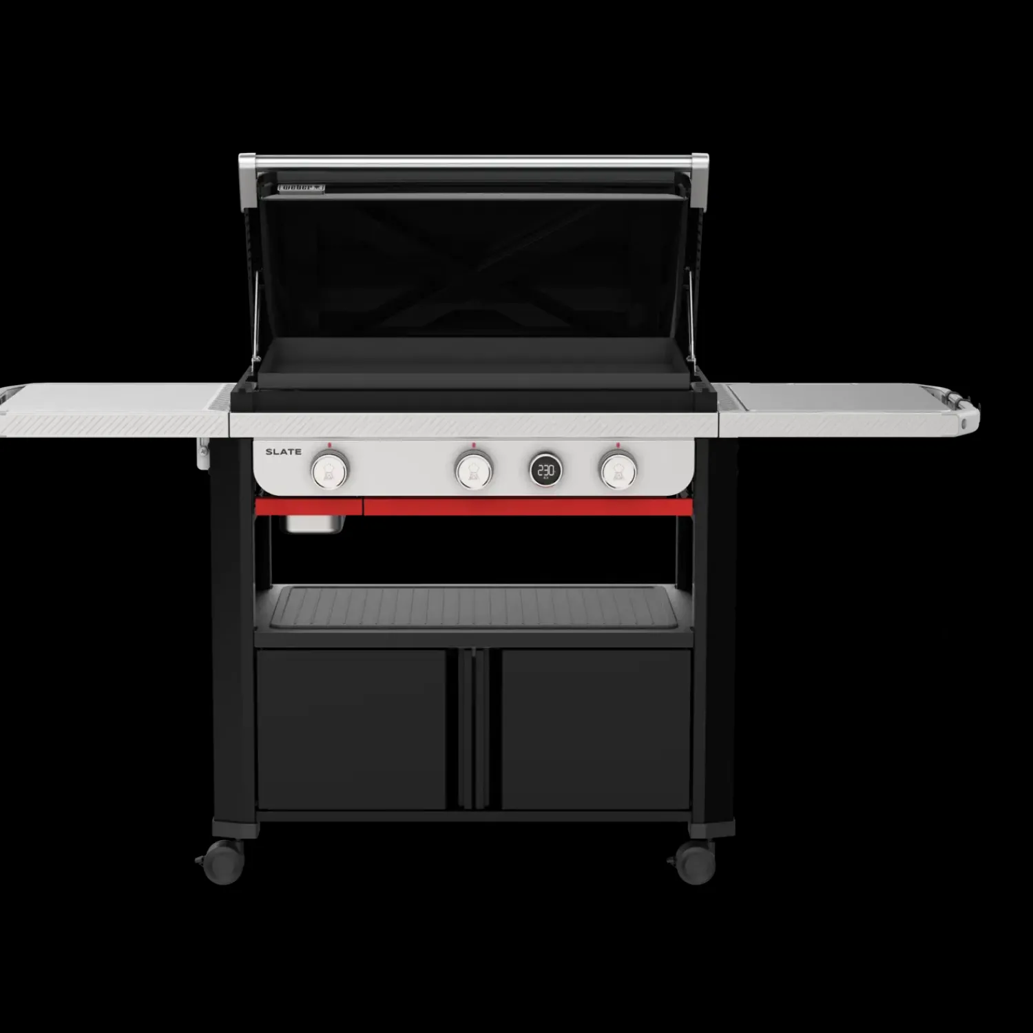 Weber Weber Gasgrill|Stegeplader Og Holdere^® Slate GPD 76 cm Premium stegeplade gasgrill med vogn