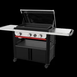 Weber Weber Gasgrill|Stegeplader Og Holdere^® Slate GPD 76 cm Premium stegeplade gasgrill med vogn