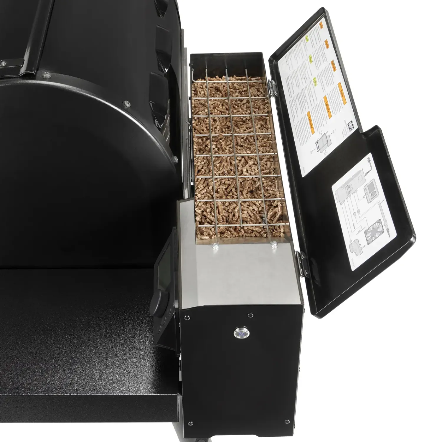 Weber Rygeovne Og Pillegrill^® SmokeFire EPX4 træpillegrill Stealth Edition