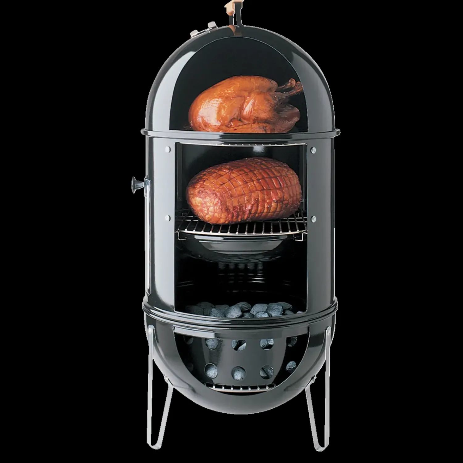 Weber Rygeovne Og Pillegrill^® Smokey Mountain Cooker rygeovn med cover, Ø47 cm