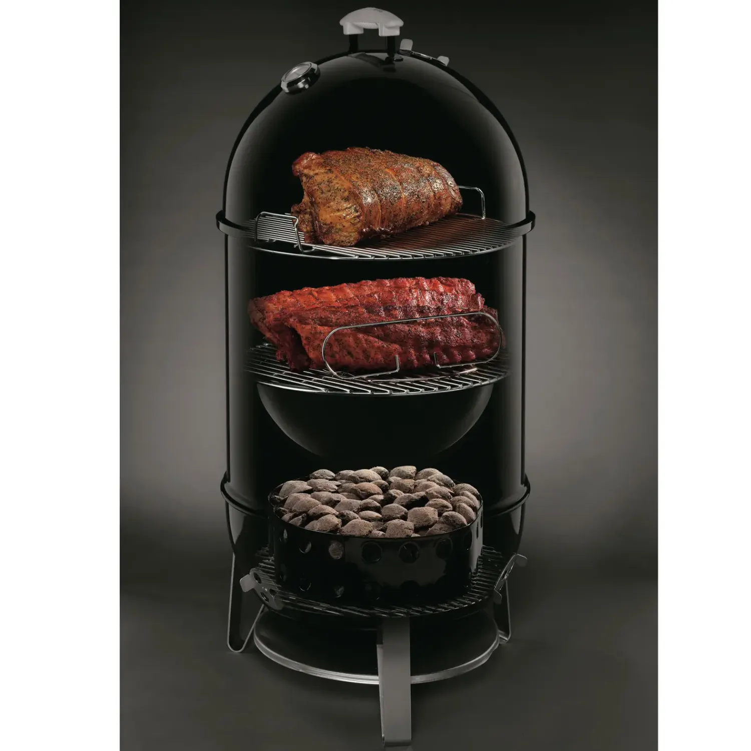 Weber Rygeovne Og Pillegrill^® Smokey Mountain Cooker rygeovn med cover, Ø47 cm