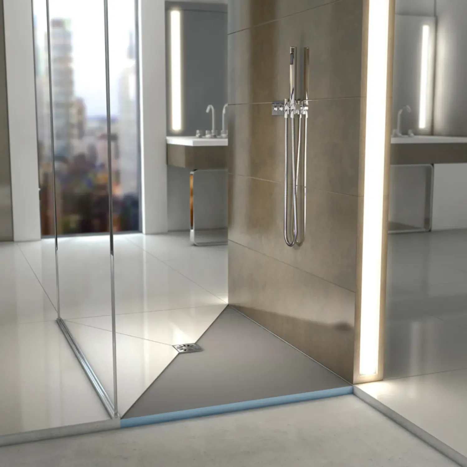 wedi Wedi Byggeplader Og Tilbehør^Fundo standardafløb lodret DN50