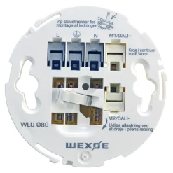 Wexøe Dåser Og Underlag^Lampeudtag Ø80 mm