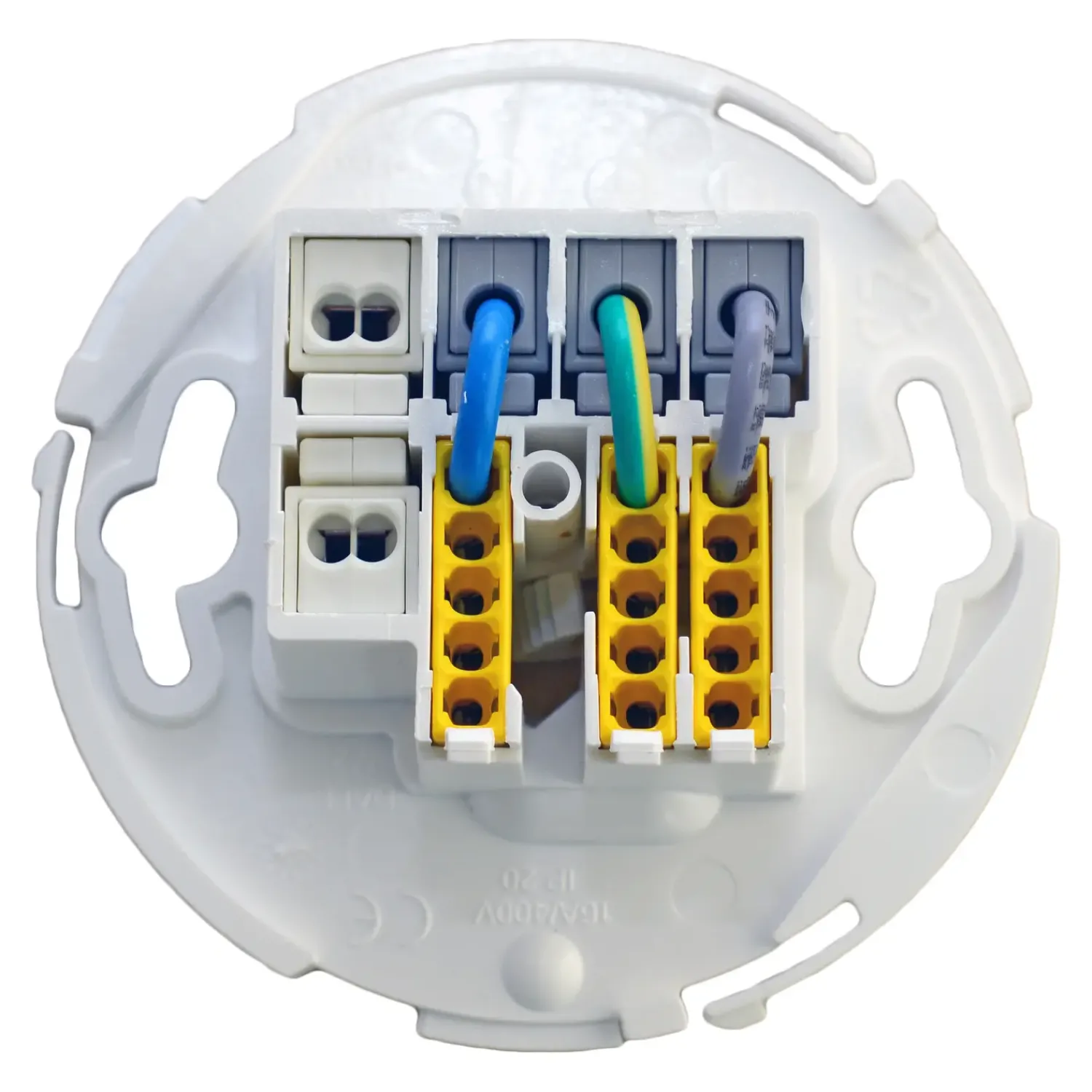 Wexøe Dåser Og Underlag^Lampeudtag Ø80 mm