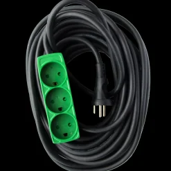 Wexim Kabler Og Ledninger^Bandit kabelsæt 3G1,5mm2 3-stikdåse m/jord 10m