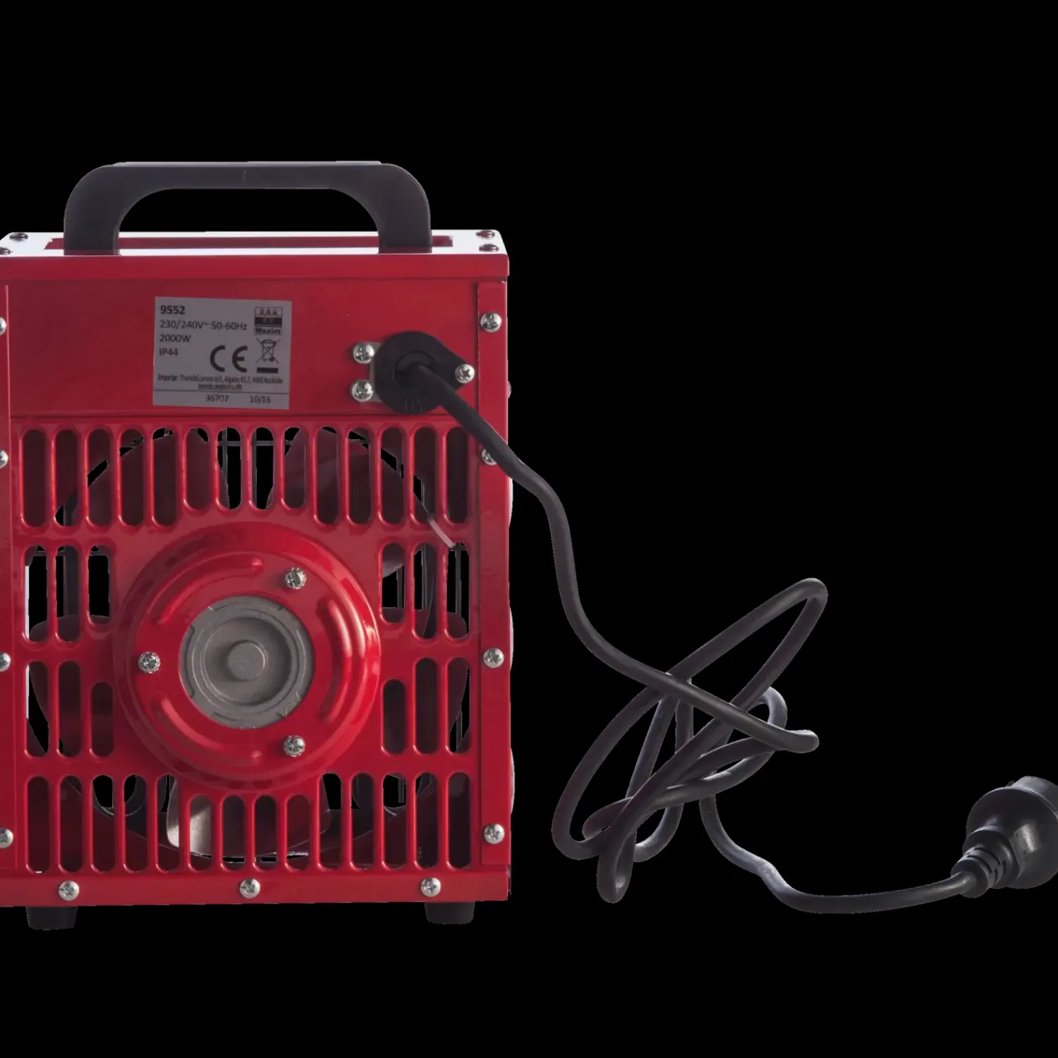 Varmeblæser Og -Kanoner^Wexim varmeblæser 2KW rød