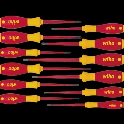 Wiha Skruetrækkere^Skruetrækkersæt SF electric slimFix med 12 dele