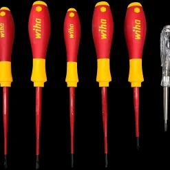 Wiha Skruetrækkere^SlimFix electric Skruetrækkersæt 6 dele