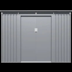 Redskabsskure I Stål^William redskabsskur med dobbeltdør, 4,72 m²