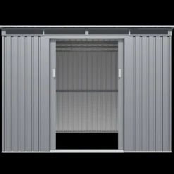 Redskabsskure I Stål^William redskabsskur med dobbeltdør, 4,72 m²