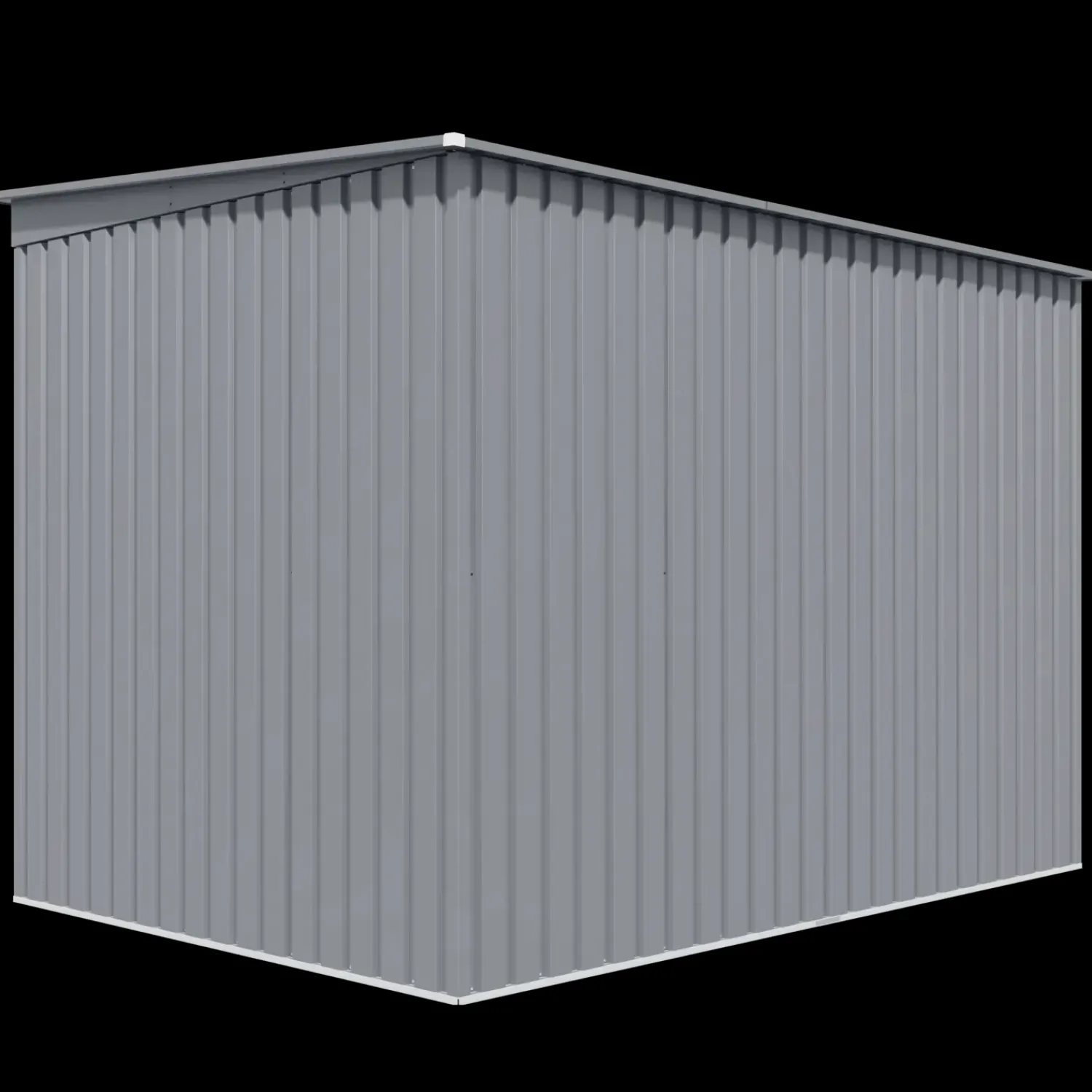 Redskabsskure I Stål^William redskabsskur med dobbeltdør, 4,72 m²