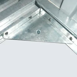 Redskabsskure I Stål^William redskabsskur med dobbeltdør, 4,72 m²