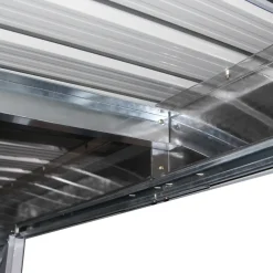 Redskabsskure I Stål^William redskabsskur med dobbeltdør, 4,72 m²