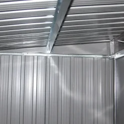 Redskabsskure I Stål^William redskabsskur med dobbeltdør, 4,72 m²