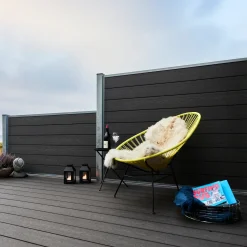 Wimex Komposithegn^Fur Classic Komposithegn Koksgrå 140 cm