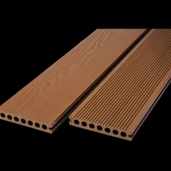 Wimex Kompositbrædder^Glyngøre Superb terrassebræt trækomposit teak 22x140x3600 mm