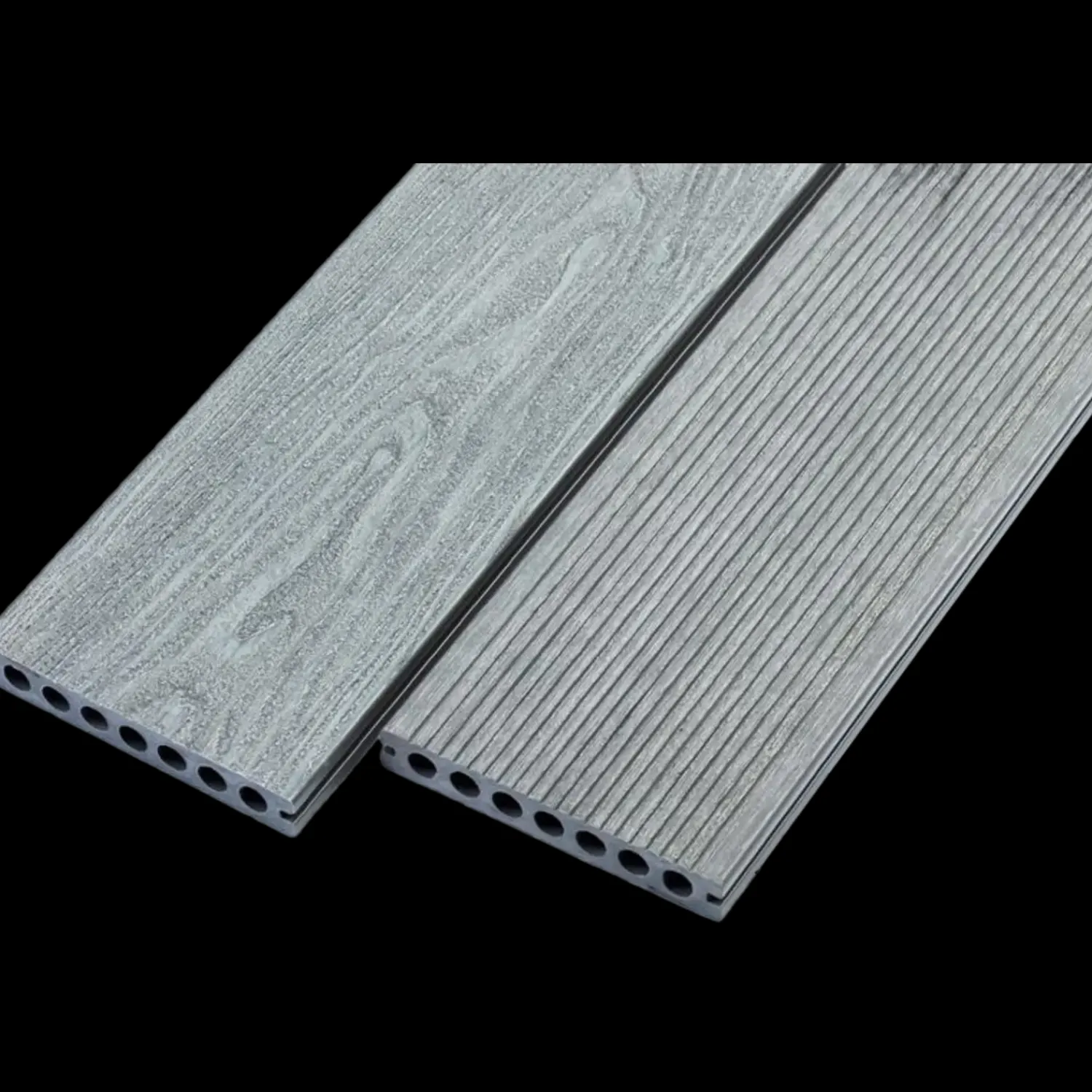 Wimex Kompositbrædder^Glyngøre Superb terrassebræt trækomposit grå 22x140x3600 mm