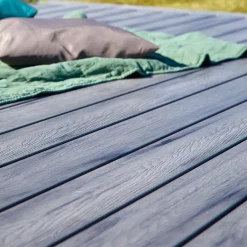Wimex Kompositbrædder^Glyngøre Superb terrassebræt trækomposit grå 22x140x3600 mm