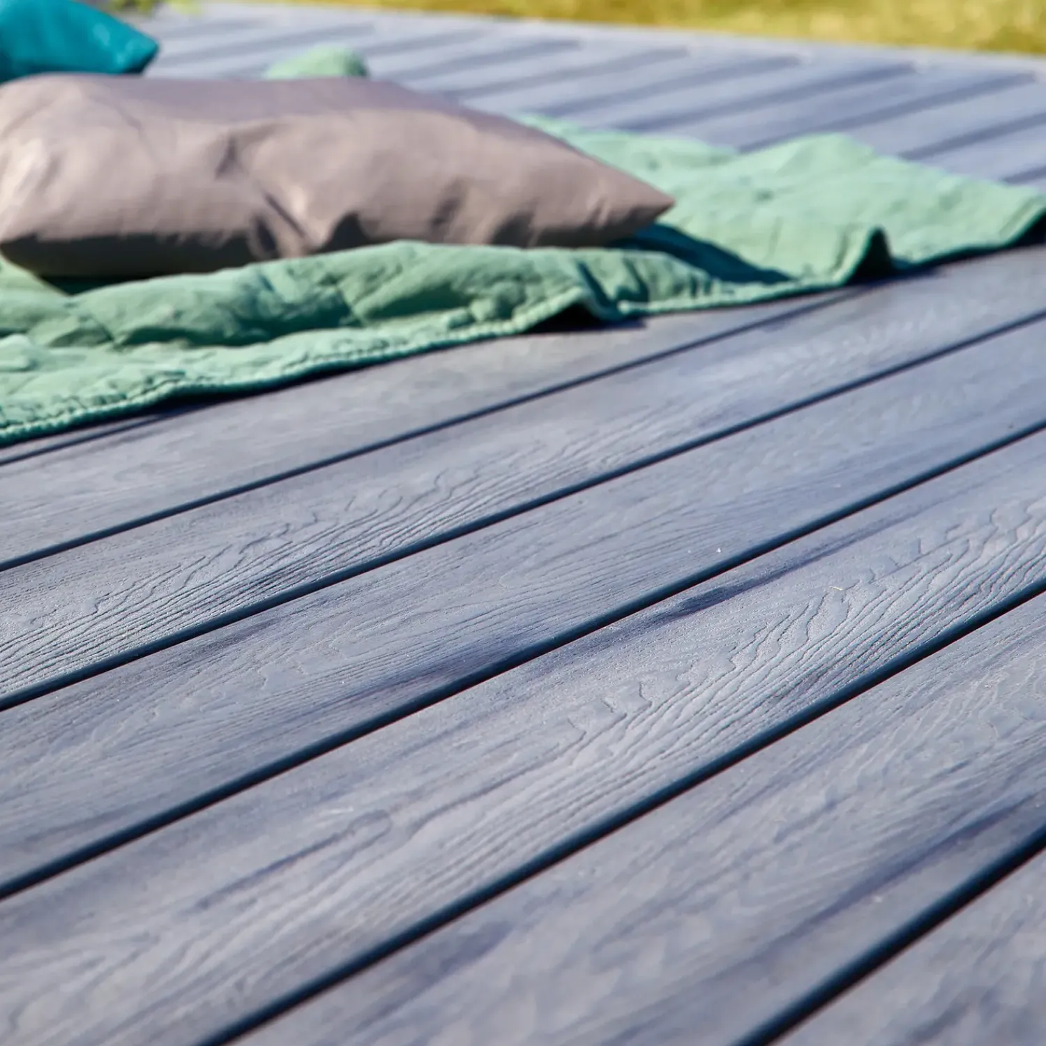 Wimex Kompositbrædder^Glyngøre Superb terrassebræt trækomposit grå 22x140x3600 mm