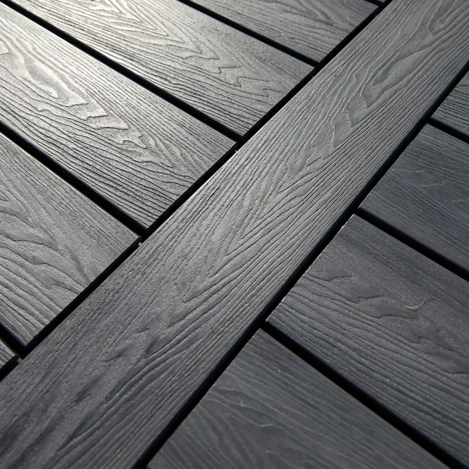 Wimex Kompositbrædder^Glyngøre Superb terrassebræt trækomposit grå 22x140x3600 mm