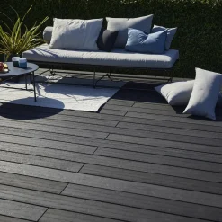 Kompositbrædder^Wimex Livø Prime terrassebræt trækomposit matsort 22 x 140 x 3600 mm