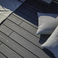 Kompositbrædder^Wimex Livø Prime terrassebræt trækomposit matsort 22 x 140 x 3600 mm