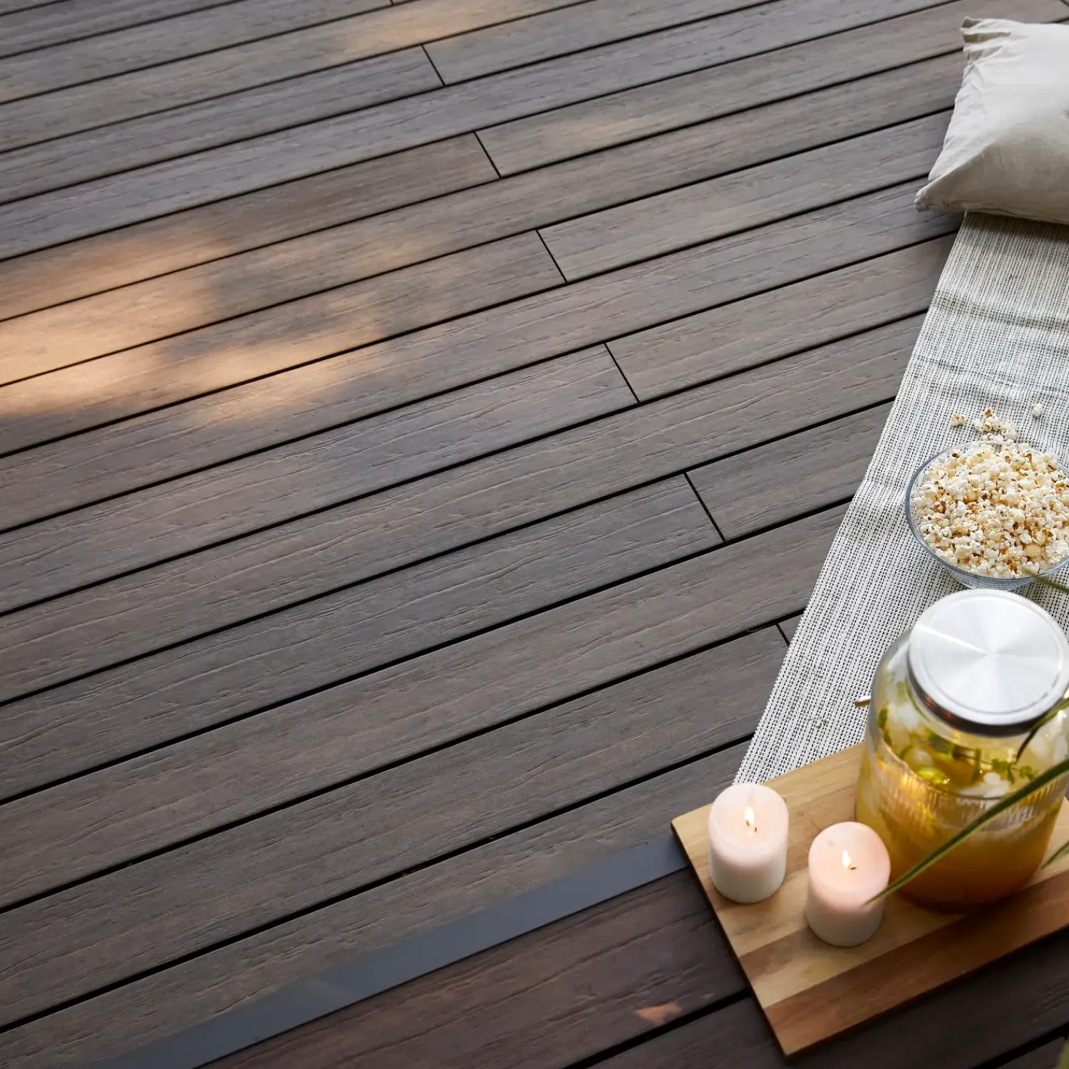 Hot Wimex Livø Prime terrassebræt trækomposit matbrun 22 x 140 x 3600 mm