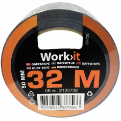 New Work>it gaffatape 50 mm x 32 m sort