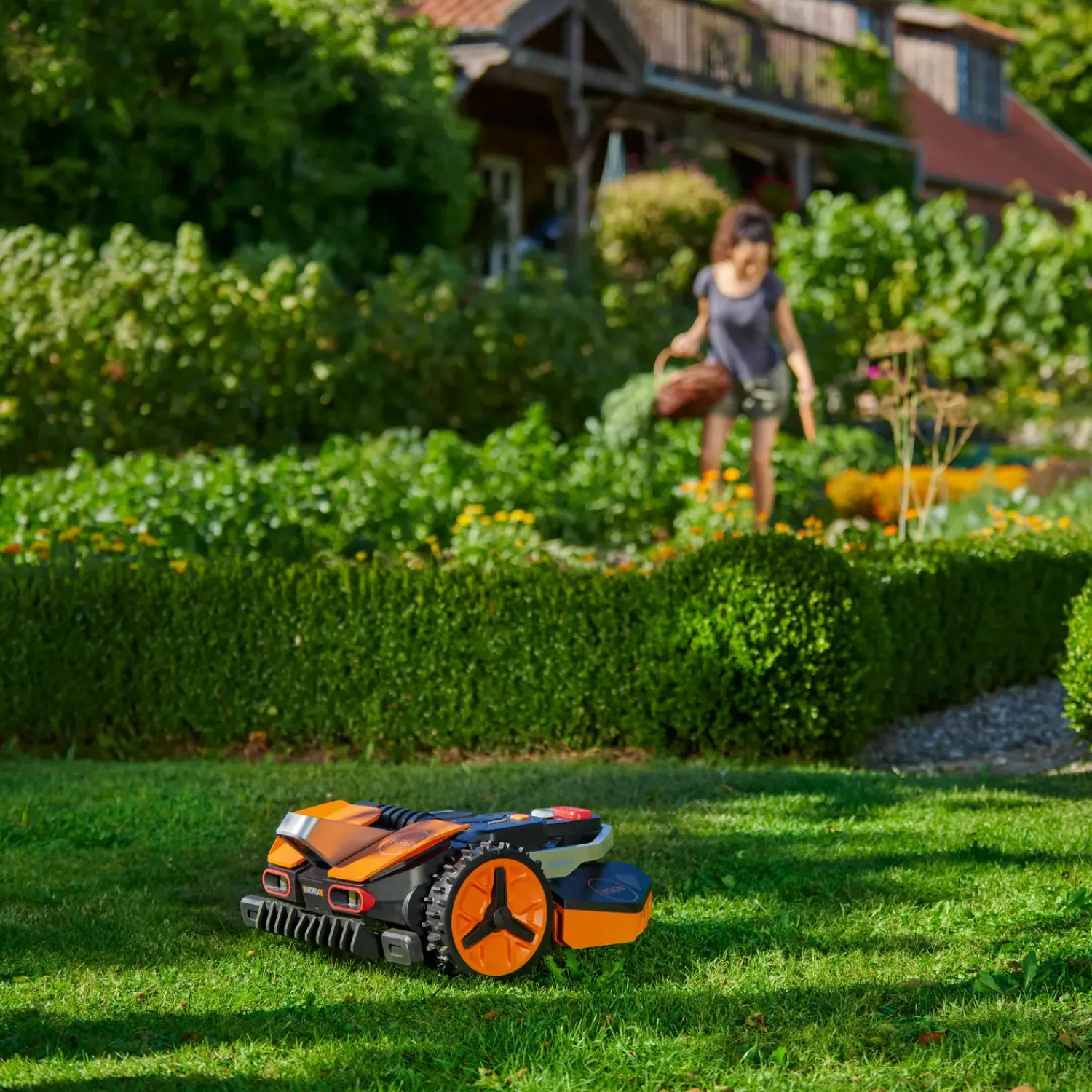 Worx Robotplæneklippere^Vision WR208E robotplæneklipper 800 m2